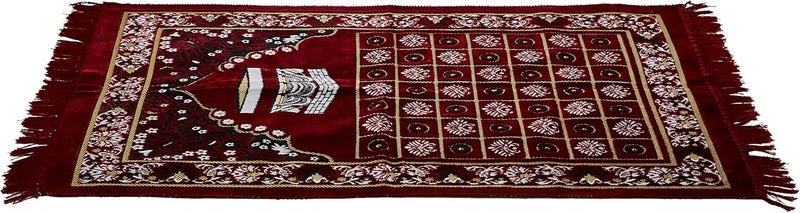 صقوير سجادة صلاة مسلمة تركية من الصقر | سجادة صلاة إسلامية | سجادة صلاة مسلم | تصميم وجودة ممتازة | صنع في تركيا | ملمس ناعم مع ظهر مبطن بالقطن (متعدد الألوان) - Image 2