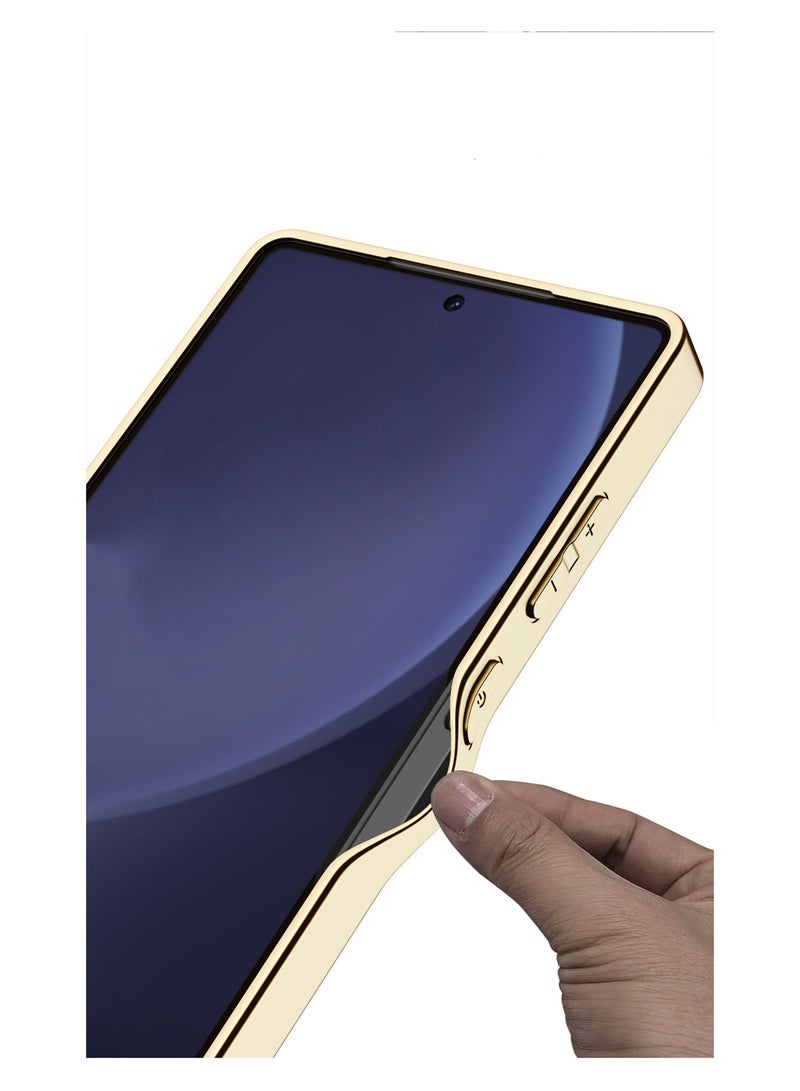 اووكاي جراب جلدي من البولي يوريثان متوافق مع هاتف Samsung Galaxy S25 Ultra، جراب جلدي بنمط ألياف الكربون مع غطاء خلفي واقٍ من مادة TPU من السيليكون لهاتف Galaxy S25 Ultra (ألياف الكربون باللون الأسود) - Image 5