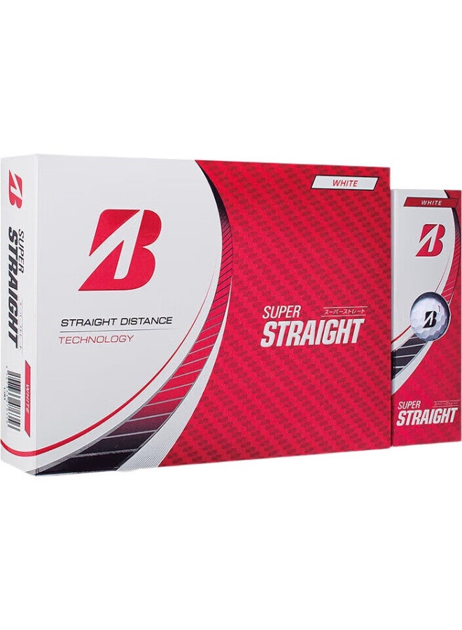 Bridgestone Golf Three-Layer Competition Balls [Super Straight Distance Model], White, 12 Pieces, Bgb2125004Wx - Image 2