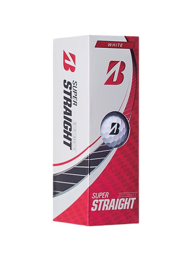 Bridgestone Golf Three-Layer Competition Balls [Super Straight Distance Model], White, 12 Pieces, Bgb2125004Wx - Image 1