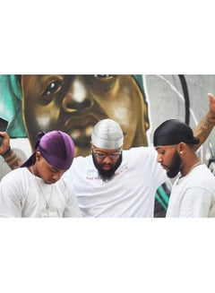 Oasisgalore 2 Pieces Silky Durag Pack for Men Women Waves, Premium Satin Deluxe Du-rag  - Image 5