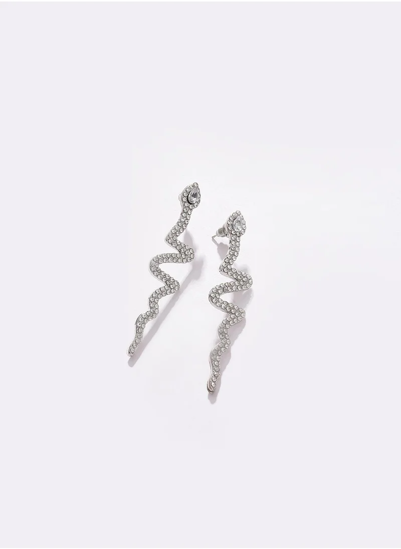 SOHI Contemporary Drop Earrings