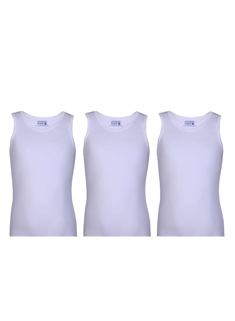 COTTONIL Set OF Three Sleeveless 100% Cotton - For Boy  - Image 1