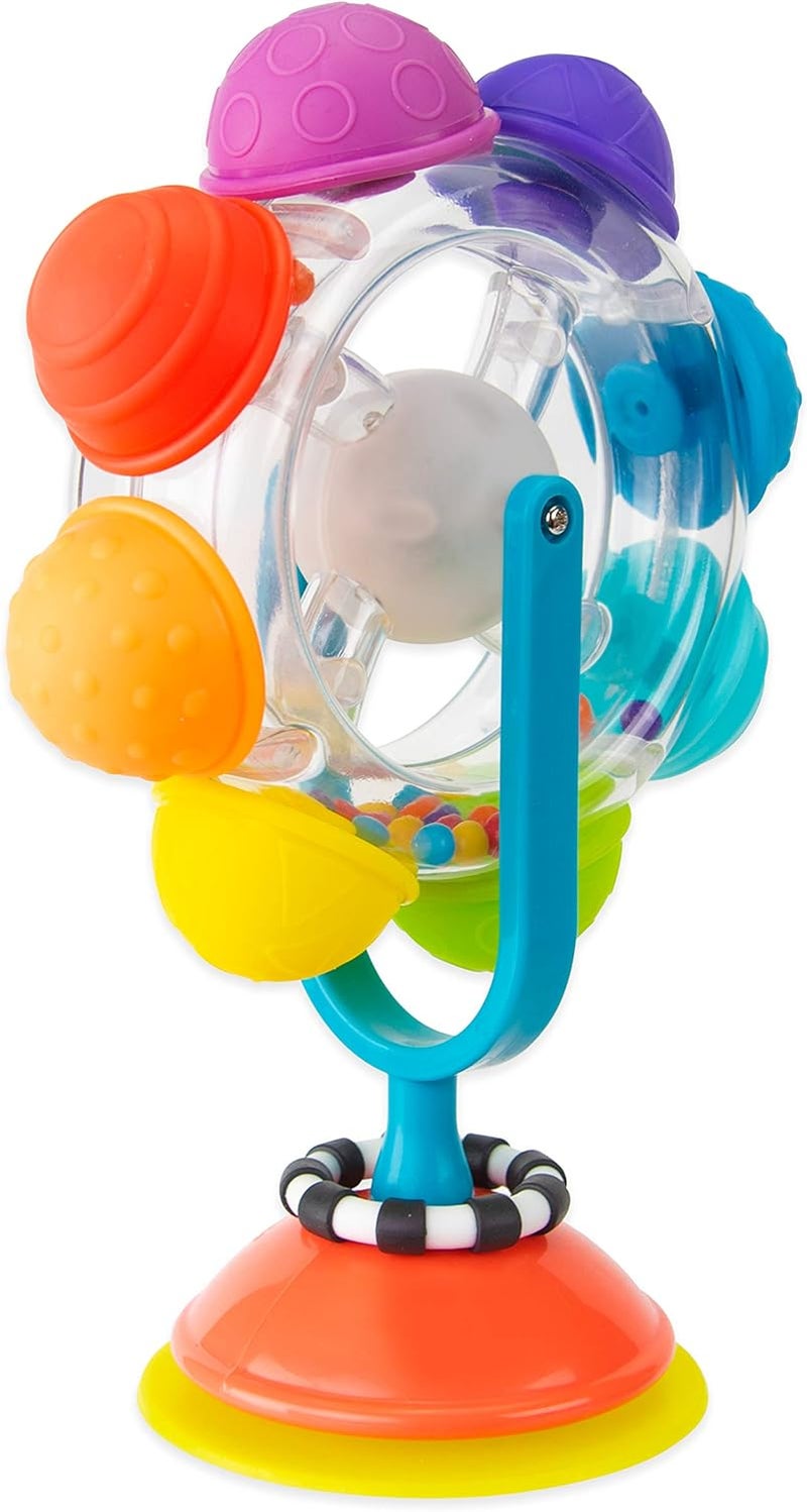 Sassy Light Up Rainbow Wheel Tray Toy, Multi - Image 1