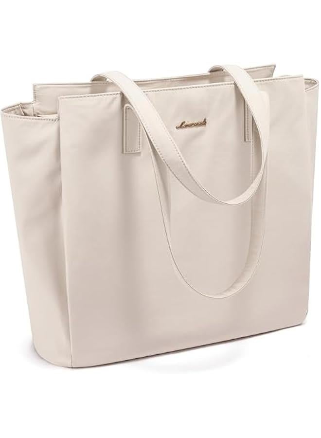 Arabest Tote Bag For Women, Travel Work Tote with Zipper Fits 14'' Laptop, Large Shoulder Handbag, Carry on Bag for Teacher Nurse Gym  - Image 1