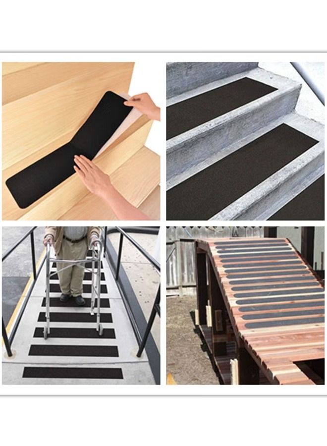 Grip Tape - Heavy Duty Anti Slip Tape for Stairs Outdoor/Indoor Waterproof 5M Long 5CM Wide Each Roll Safety Non Slip Skid Roll for Stair Steps Ramp Traction Tread Staircases Adhesive Strips Black - Image 3