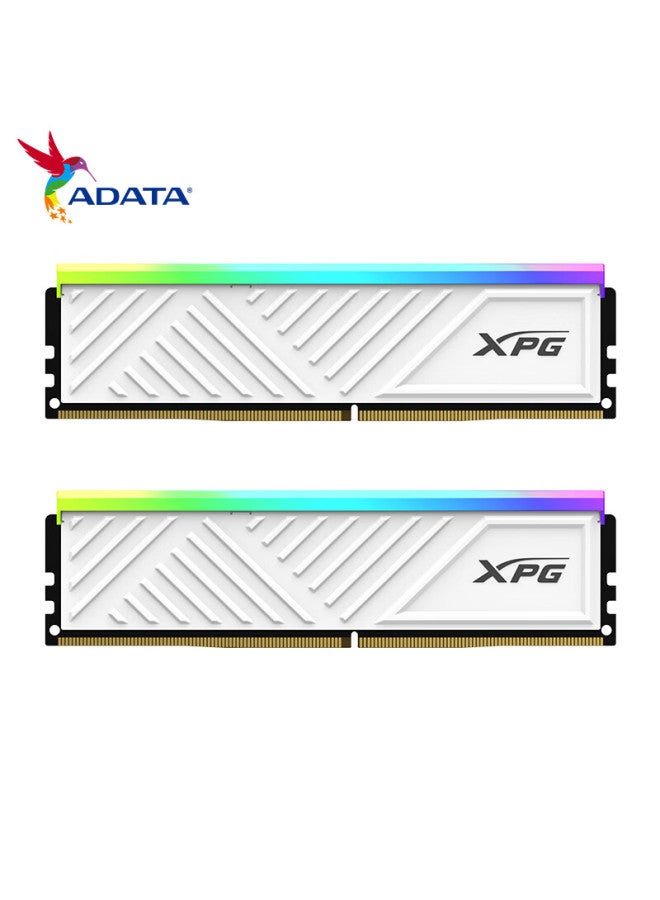 Adata 16gbKit Ddr4 3600mhz Desktop Memory Module Xpg Spectrix D35g Glazed White Gaming Rgb Memory Module - Image 4