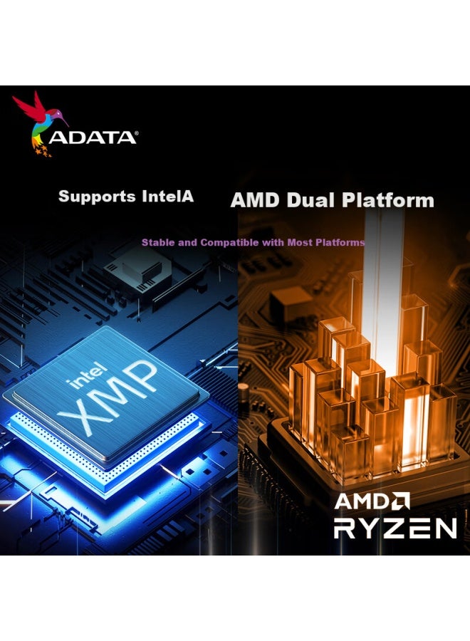 Adata 16gbKit Ddr4 3600mhz Desktop Memory Module Xpg Spectrix D35g Glazed White Gaming Rgb Memory Module - Image 3
