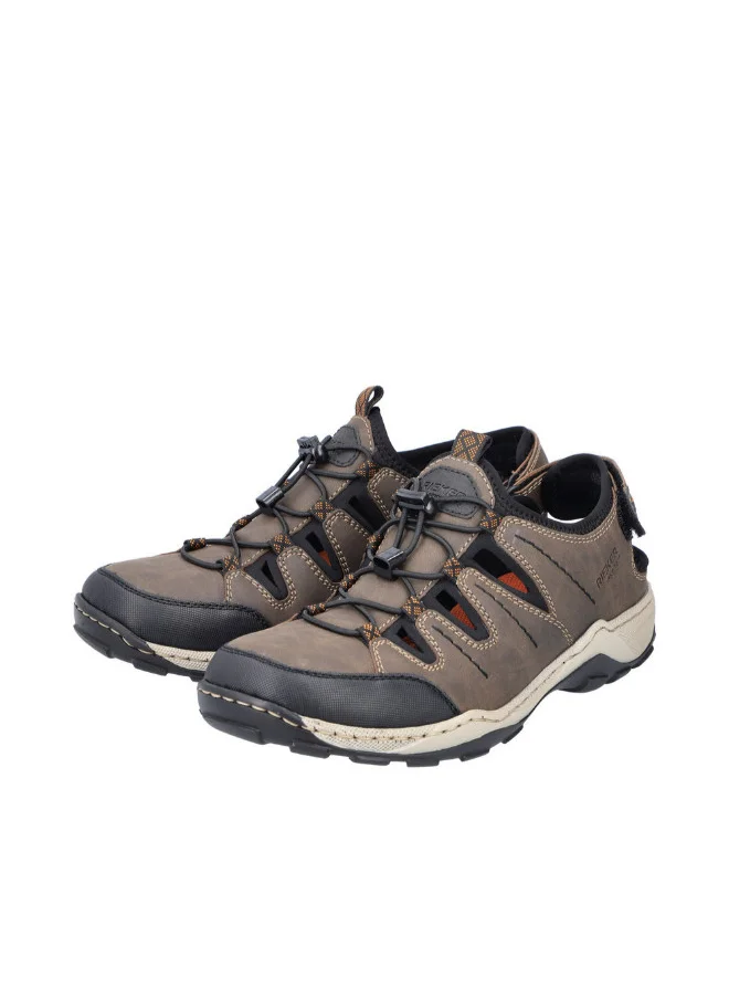 rieker 116-1179 Rieker Mens Casual Shoes Evolution 08085-24 Black / Brown
