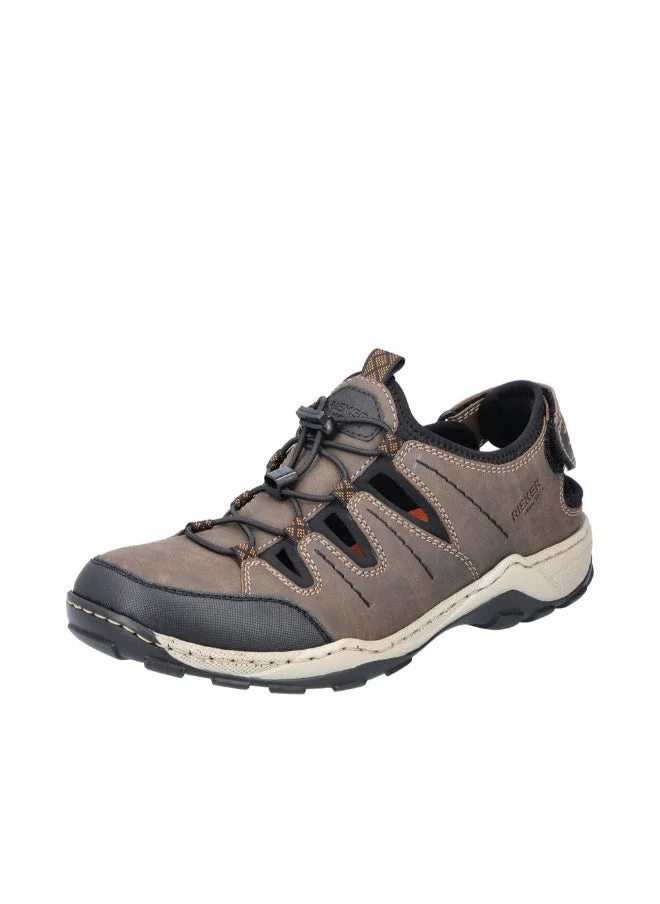 rieker 116-1179 Rieker Mens Casual Shoes Evolution 08085-24 Black / Brown