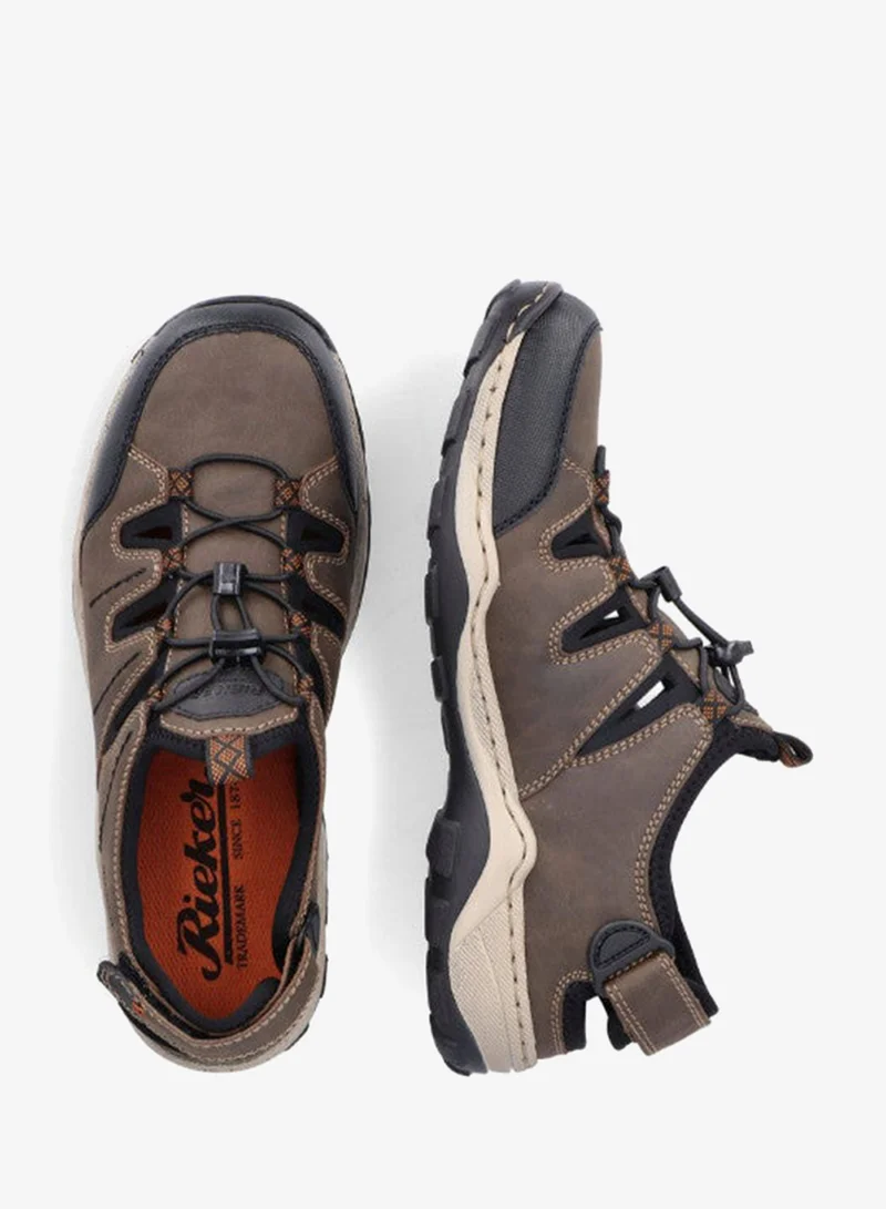 ريكر أحذية رجالية كاجوال رايكر إيفولوشن - أسود  بني