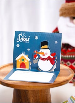 Generic Greeting Cards 6 Styles 18 Pieces 3D Christmas Cards Stereo Cards Holiday Postcards Handmade Holiday Christmas Cards and Envelopes  - Image 4