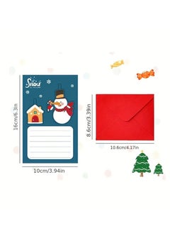 Generic Greeting Cards 6 Styles 18 Pieces 3D Christmas Cards Stereo Cards Holiday Postcards Handmade Holiday Christmas Cards and Envelopes  - Image 3