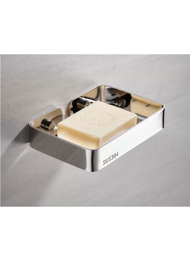 Generic - Wall  Mounted Chrome SUS304 Stainless Steel Soap Dishes Holder - Image 1