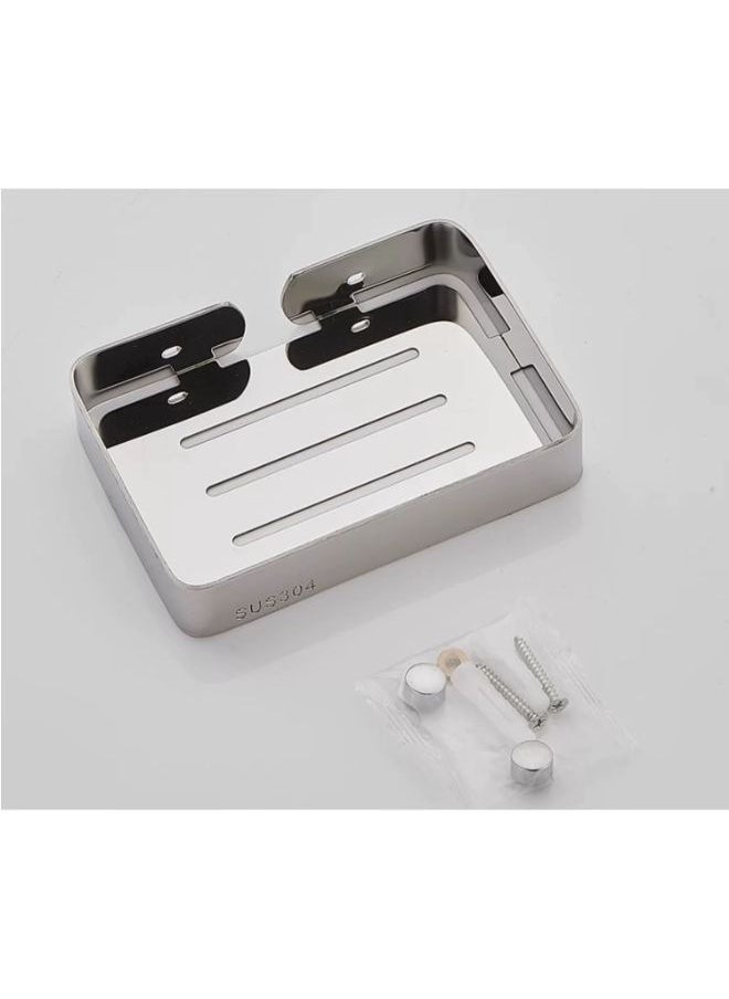 Generic - Wall  Mounted Chrome SUS304 Stainless Steel Soap Dishes Holder - Image 1