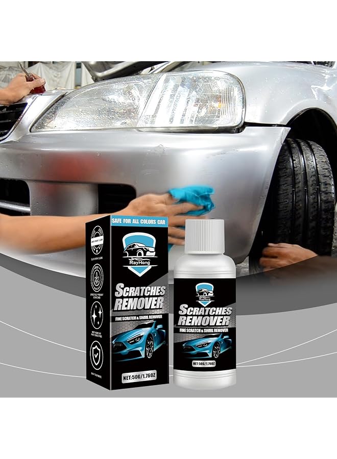 KASTWAVE Car Scratch Remover Stain Remover Clean And Polish Car Paint Refurbishment Remover Stain Cream  - Image 4