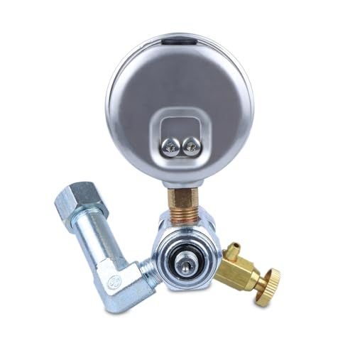 SINOCMP نظام شحن مكثف النيتروجين الهيدروليكي من SINOCMP ومجموعة اختبار الضغط، مجموعة مقياس الضغط الهيدروليكي مع 1 قطعة مقياس و 1 قطعة خرطوم غاز (62 بوصة) - Image 4