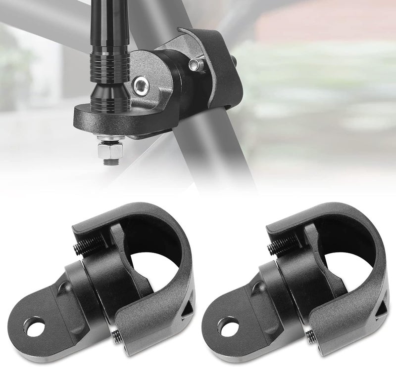 OFFROADTOWN 2pcs UTV 1.5" Whip Mount RZR Flag Mount 1.75” Round Bar Bracket - Image 1