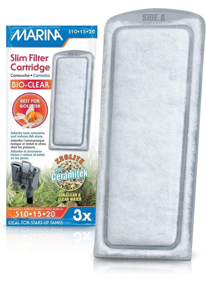 Marina Marina 12 Pack of Bio Clear Cartridge for Slim Filters  - Image 1