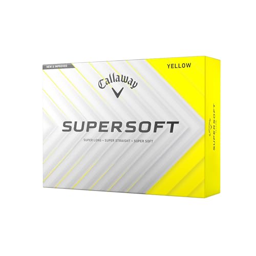Callaway Golf Supersoft Golf Balls 2025 Yellow - Image 1