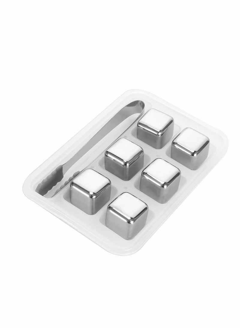 Excefore Ice Cubes Whiskey Stones – Reusable Stainless Steel Whiskey Stones – Chilling Stones For Your Favorite Beverage – Easy To Use Metal Stones Ideal For Scotch, Bourbon, And Irish Whiskey - Image 2