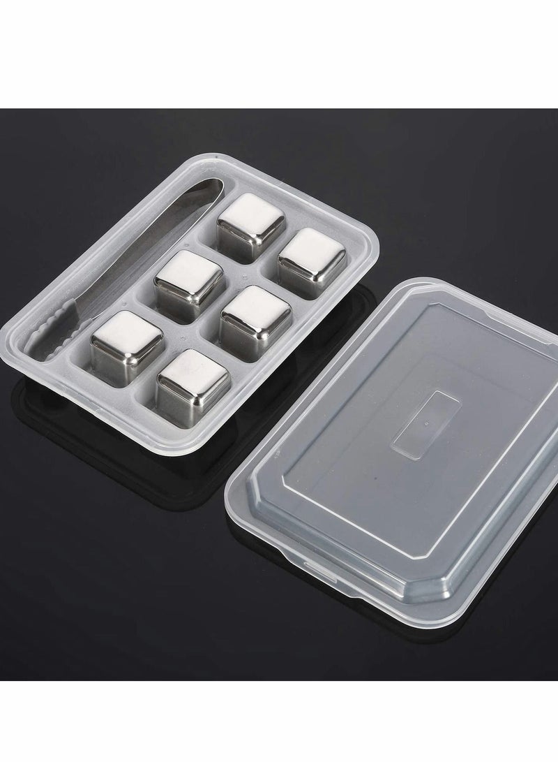 Excefore Ice Cubes Whiskey Stones – Reusable Stainless Steel Whiskey Stones – Chilling Stones For Your Favorite Beverage – Easy To Use Metal Stones Ideal For Scotch, Bourbon, And Irish Whiskey - Image 3