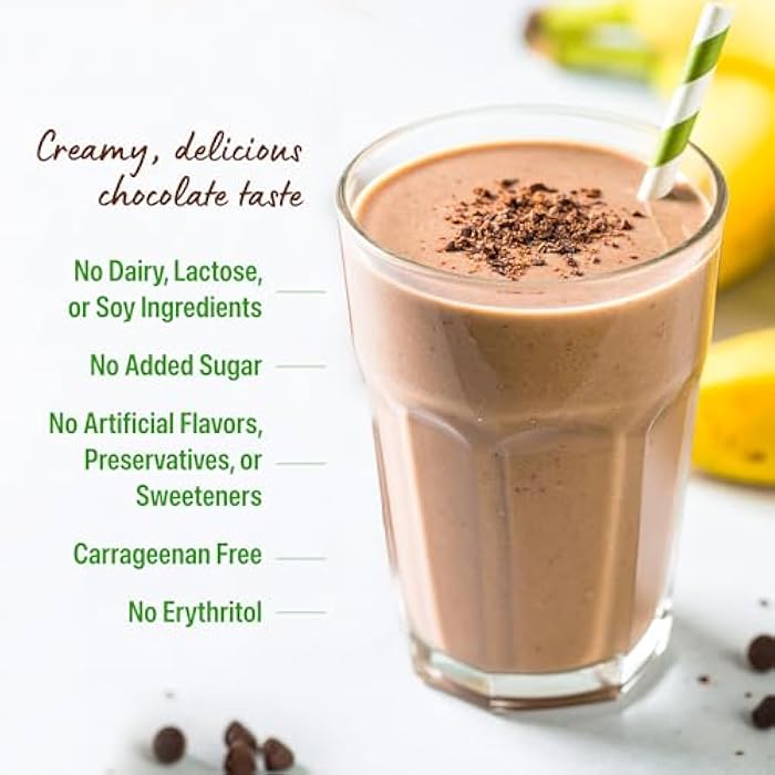 Orgain Organic Vegan Protein Powder, Creamy Chocolate Fudge - 21g Plant Protein, 6g Prebiotic Fiber, Low Carb, No Lactose Ingredients, No Added Sugar, Non-GMO, For Shakes & Smoothies, 10 Travel Packs - Image 5