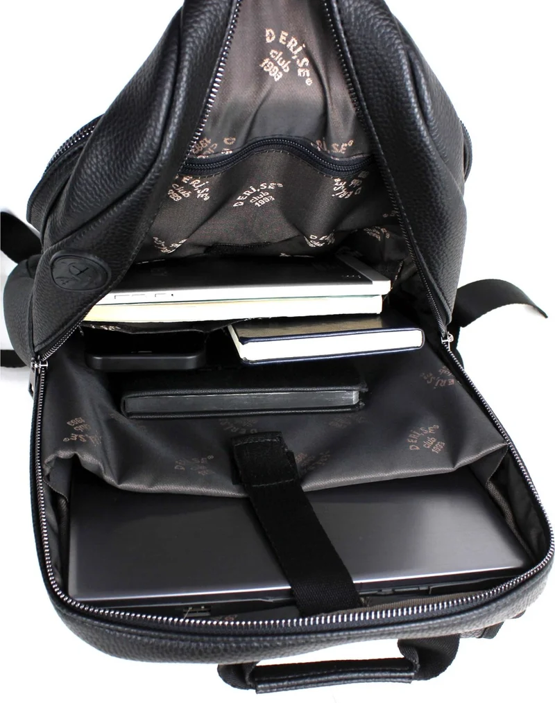 Derise Club Unisex Brown School and Backpack Bag with Laptop Compartment