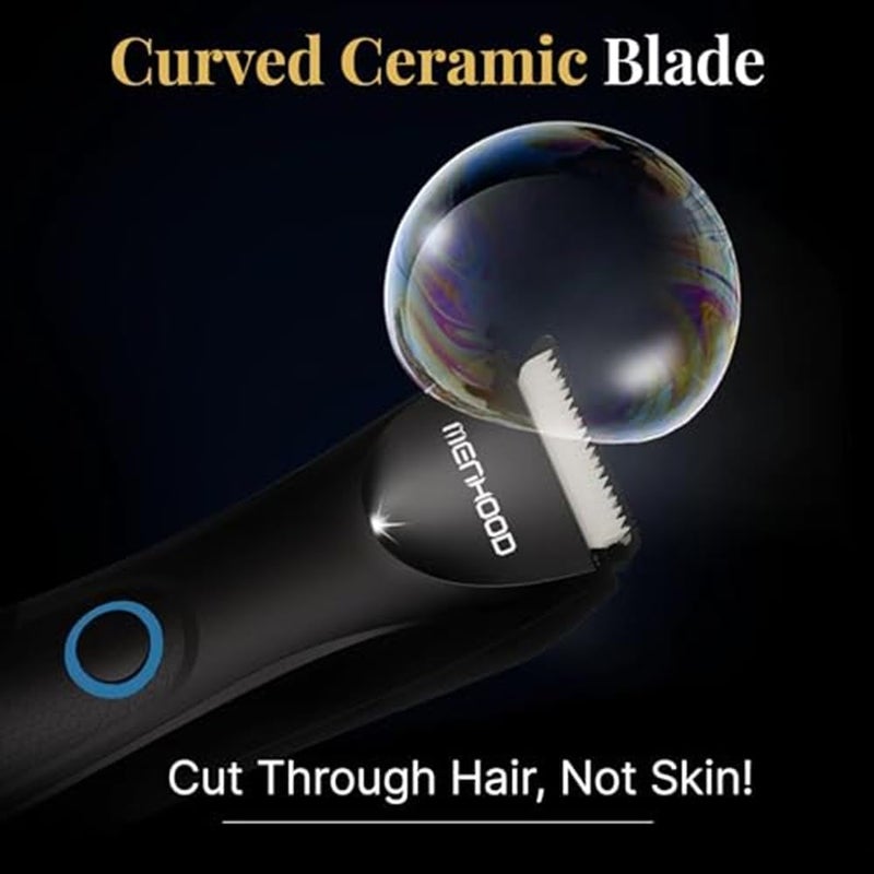 MENHOOD Balls Trimmer for Men | Grooming Trimmers for Sensitive Area | Suitable for Body Hair and Pubic Hair | Electric Shaver for Men with 150 Min Runtime (Trimmer Mini) - Image 2