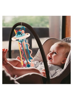 Y&D Pull String Activity Toy, SYOSI Montessori Toys, UFO Food Grade Silicone Sensory Toys for Babies, Baby Fine Motor Skills Gift, Toy Exercise Hand Movements, 1-3 Years Old  - Image 4