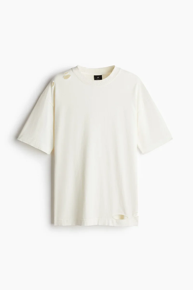H&M Oversized Fit Worn-look T-shirt