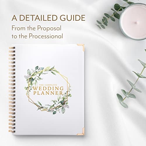 Your Perfect Day Wedding Planner Floral Gold - Undated Bridal Planning Diary Organizer - Hard Cover, Pockets & Online Support - Image 3