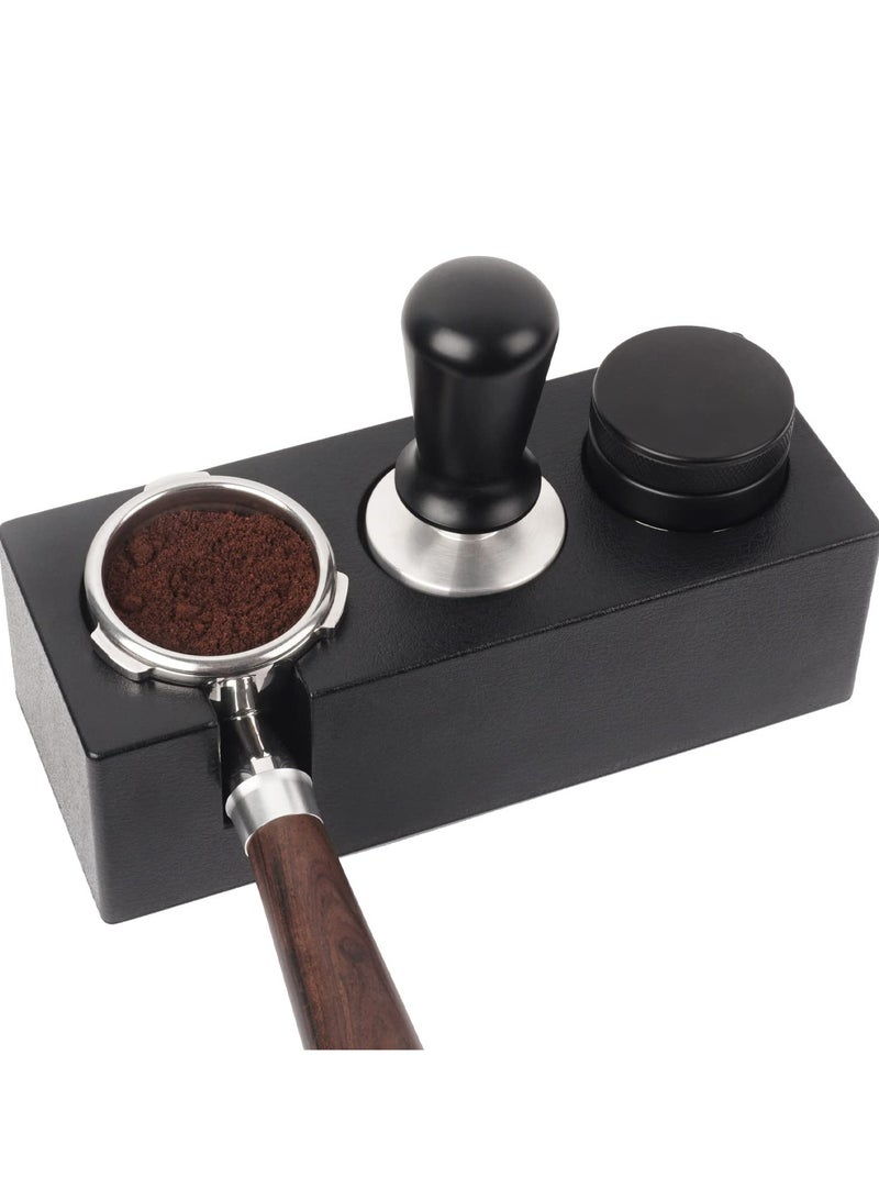 Espresso Tamping Station,Coffee Portafilter Holder,Espresso Tamper Stand for 51/54/58mm Portafilters、Tamper and Distributor,Espresso Machine Accessories,Coffee Tool Organizer - Image 1