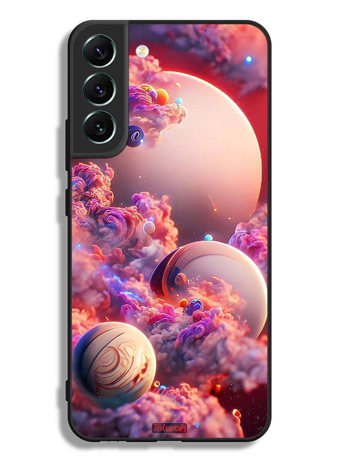 Tolwak Samsung Galaxy S22 Plus 5G Protective Case Cover Clouds Abstract Art - Image 3