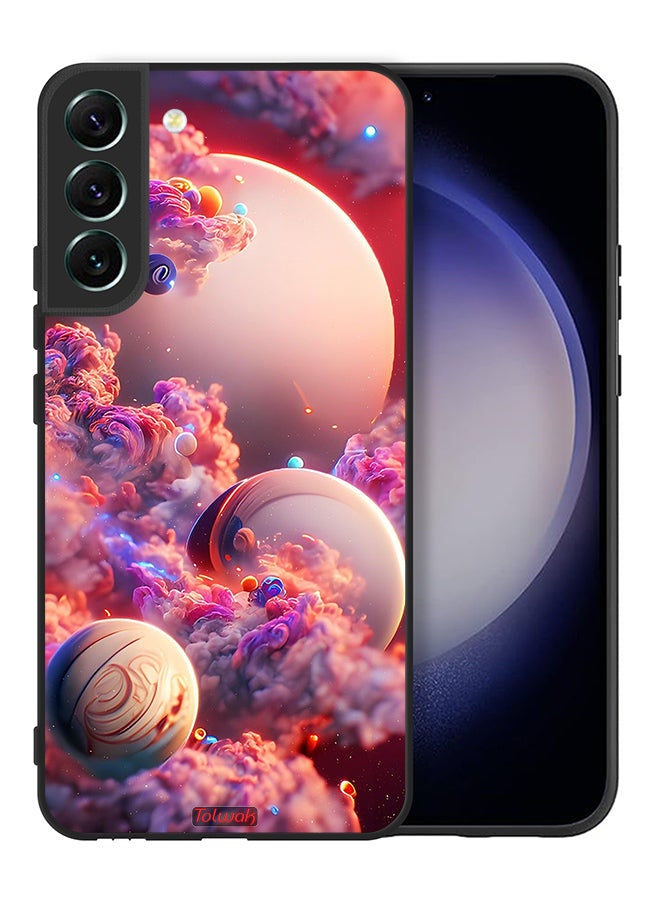 Tolwak Samsung Galaxy S22 Plus 5G Protective Case Cover Clouds Abstract Art - Image 2