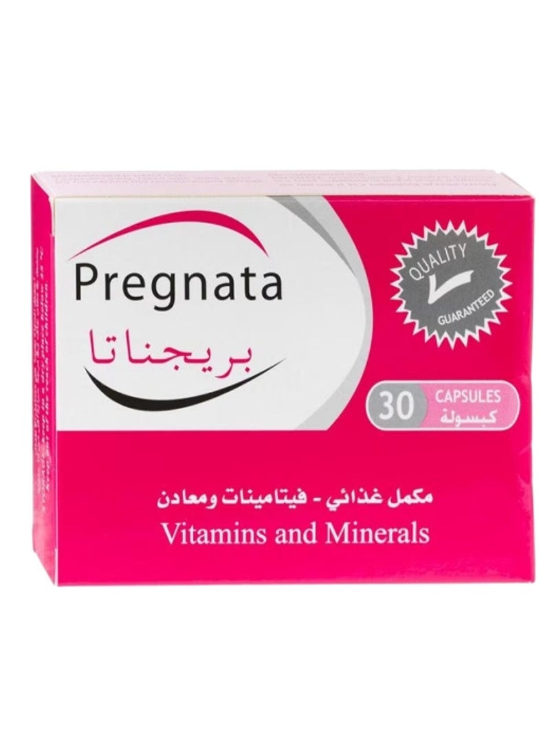 فيتامين بريجناتا فيتامينات متعددة للسيدات 30 كبسولة - Image 1