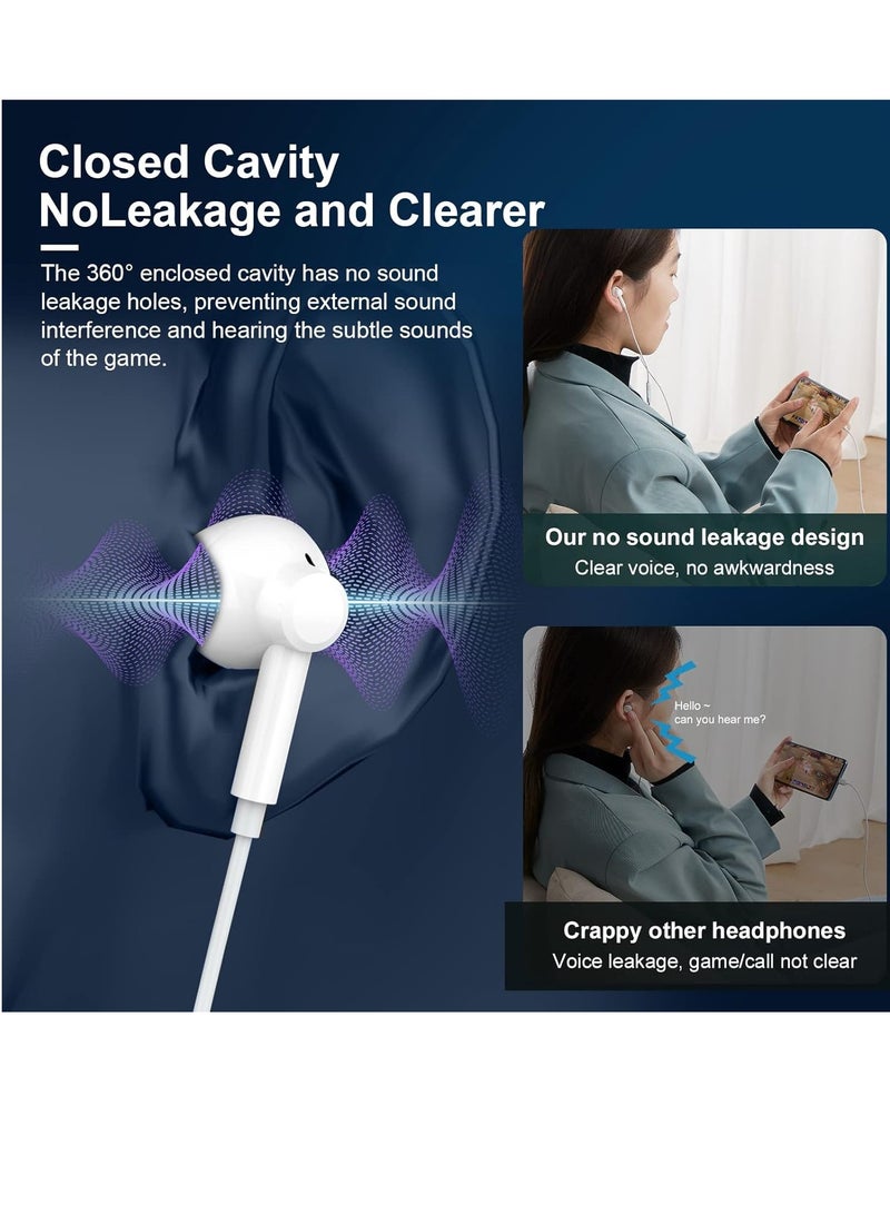 ELTRAZONE "iPhone Headphones – MFI Certified Wired Stereo Earbuds with Microphone and Volume Control, Compatible with iPhone" - Image 4