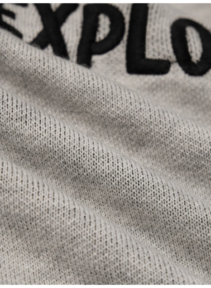 The Souled Store  The Souled Store Women Peanuts Grey & Black Embroidered Oversized Sweaters for Women | Best Price UAE