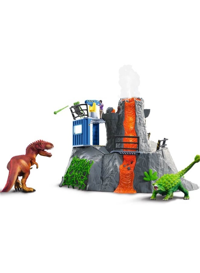 Schleich Dinosaurs Volcano Expedition Base Camp Playset - Image 1