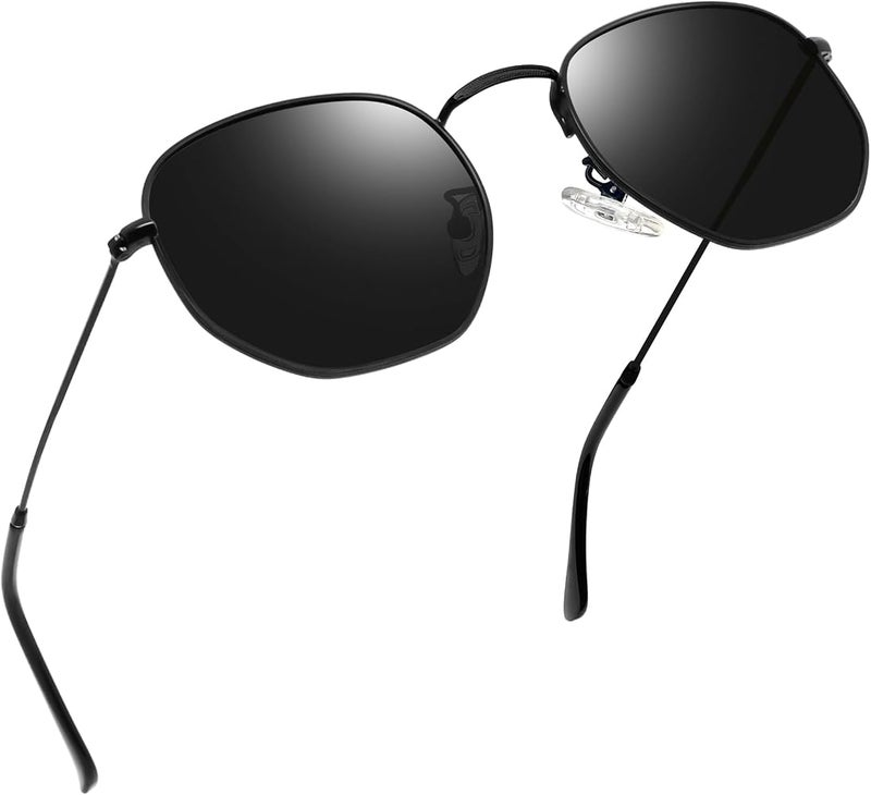 Joopin Hexagonal Polarized Sunglasses Men Women Shades UV400 Protection - Image 1