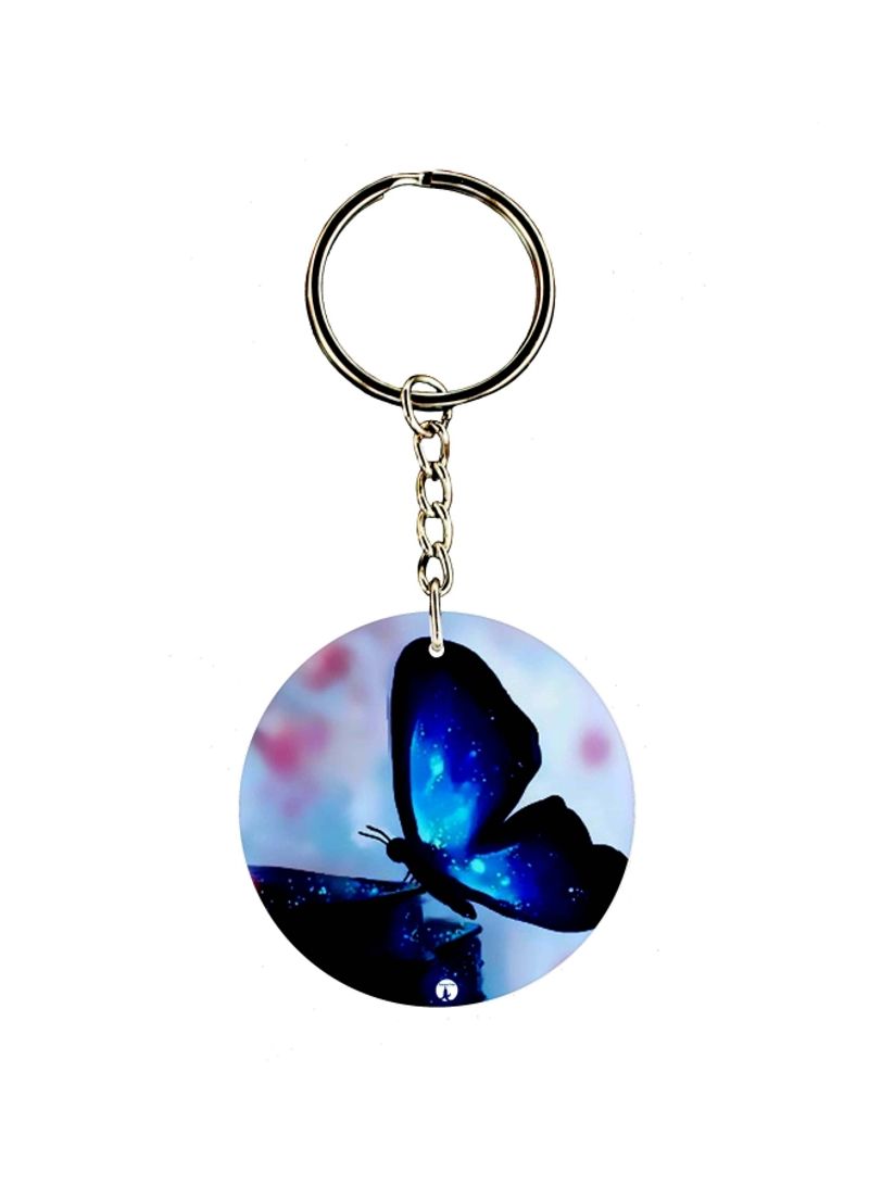 RKN Butterfly Printed Keychain