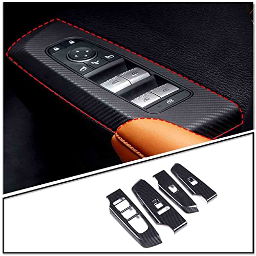Qiosreui Window Lift Switch Panel Trim Cover for Mitsubishi Outlander 20222025 Accessories Car Doors Armrest Window Control Switch Decorative Frame Sticker ABS Glass Lift Switch - Image 3