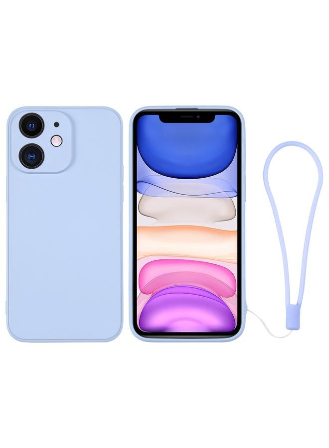 زبون جراب سيليكون لهاتف iPhone 11 مع حزام معصم - Image 1