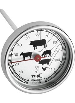TFA Dostmann Stainless BBQ Barbecue Meat Thermometer TM832.1091 