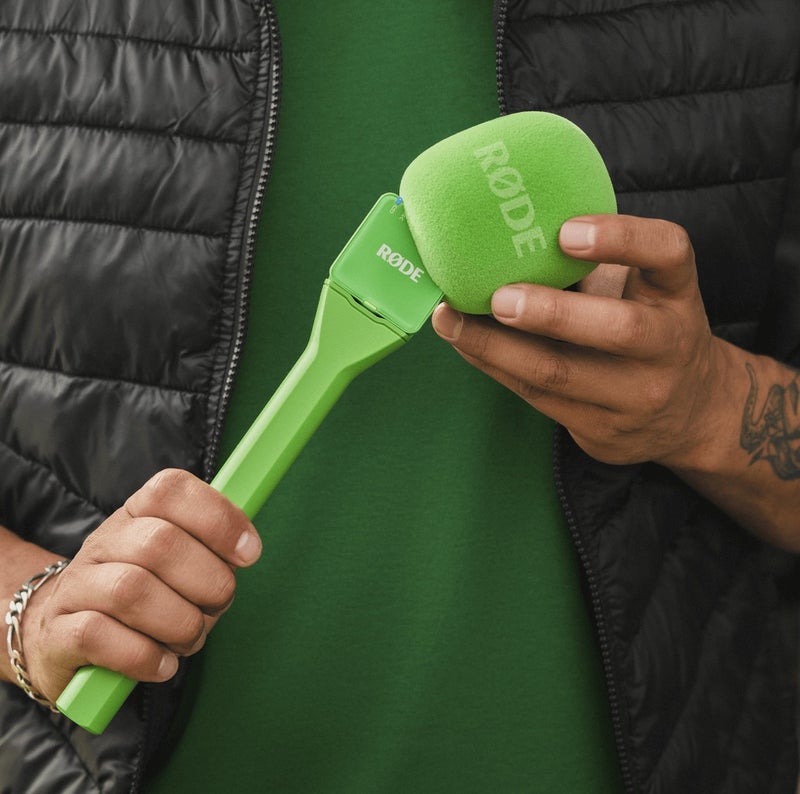 رود مايكروفون مقابلة RODE Interview GO Green المدمج (أخضر) - Image 4