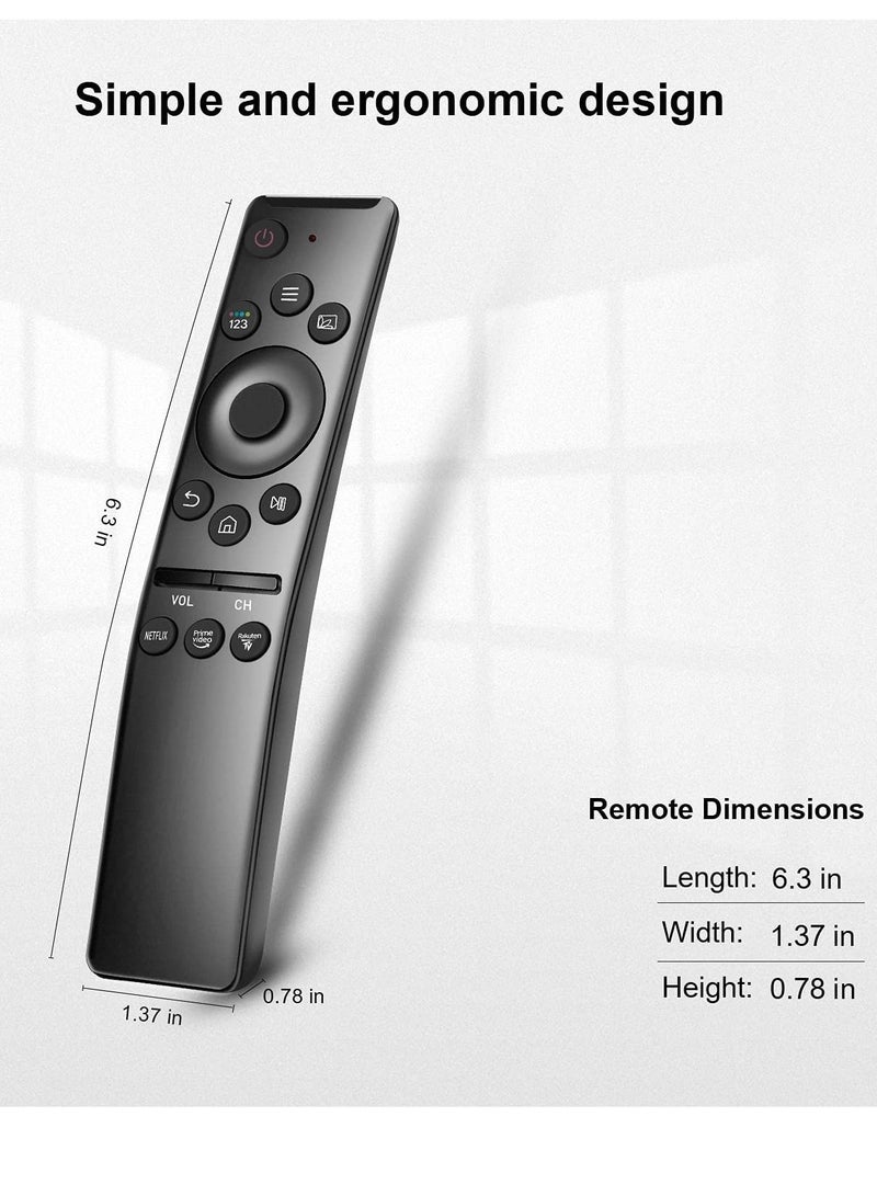 Universal Remote-Control for Samsung Smart-TV, Remote-Replacement of HDTV 4K UHD Curved QLED and More TVs, with Netflix Prime-Video Buttons - Image 4