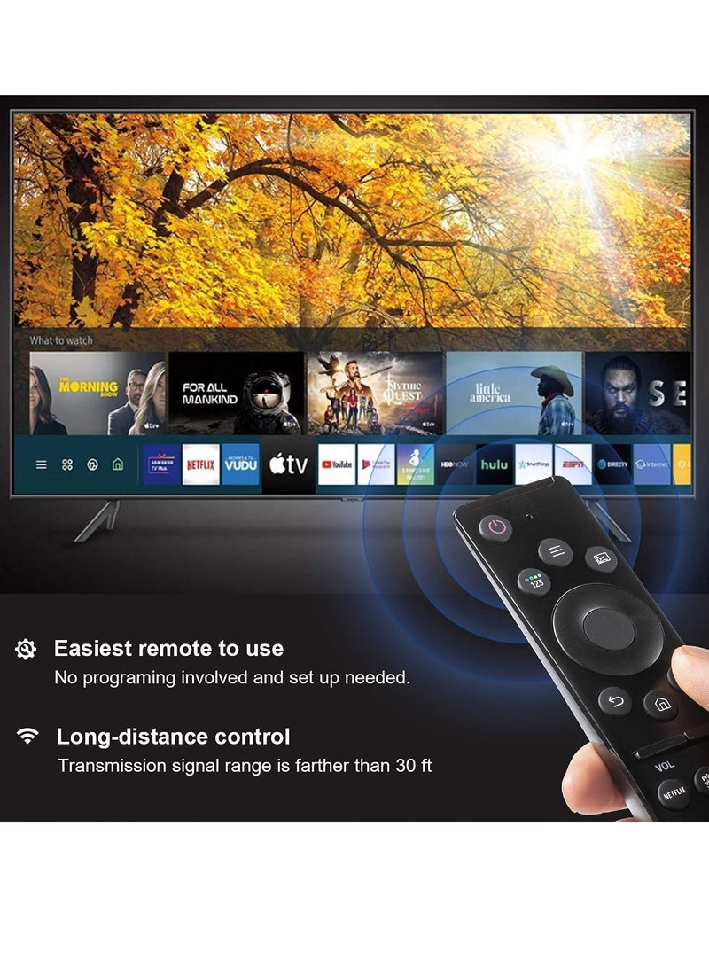 Universal Remote-Control for Samsung Smart-TV, Remote-Replacement of HDTV 4K UHD Curved QLED and More TVs, with Netflix Prime-Video Buttons - Image 3