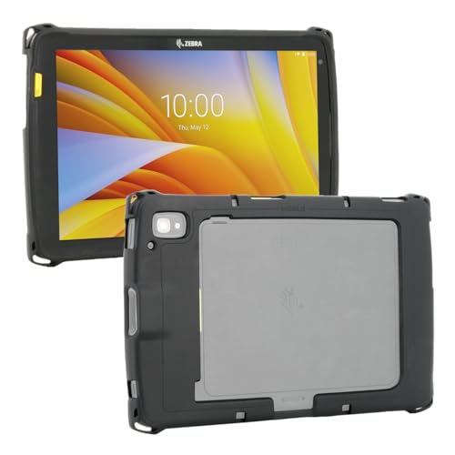 MOBILIS Rugged Case for Zebra Tablet ET40 ET45 Military Grade Shockproof Protective Cover Compatible with Zebra Accessories Recycled Materials Black - Image 1