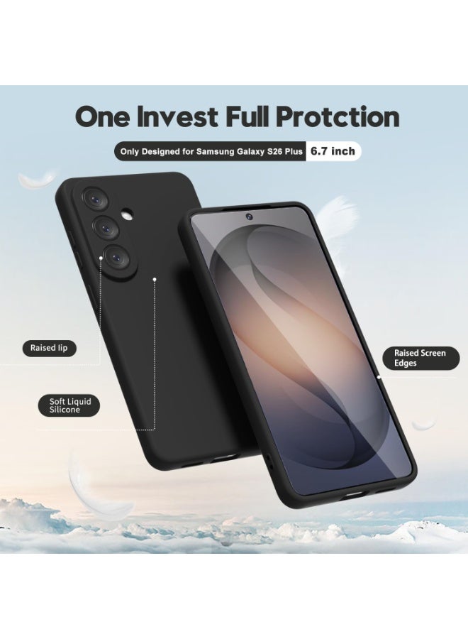 DUSALA Samsung Galaxy S26 Plus Case Soft Liquid Silicone Slim Phone Cover For Galaxy S26 Plus With Microfiber Lining & Smooth Grip Case For Samsung Galaxy S26 Plus 6.7-inch - Image 3