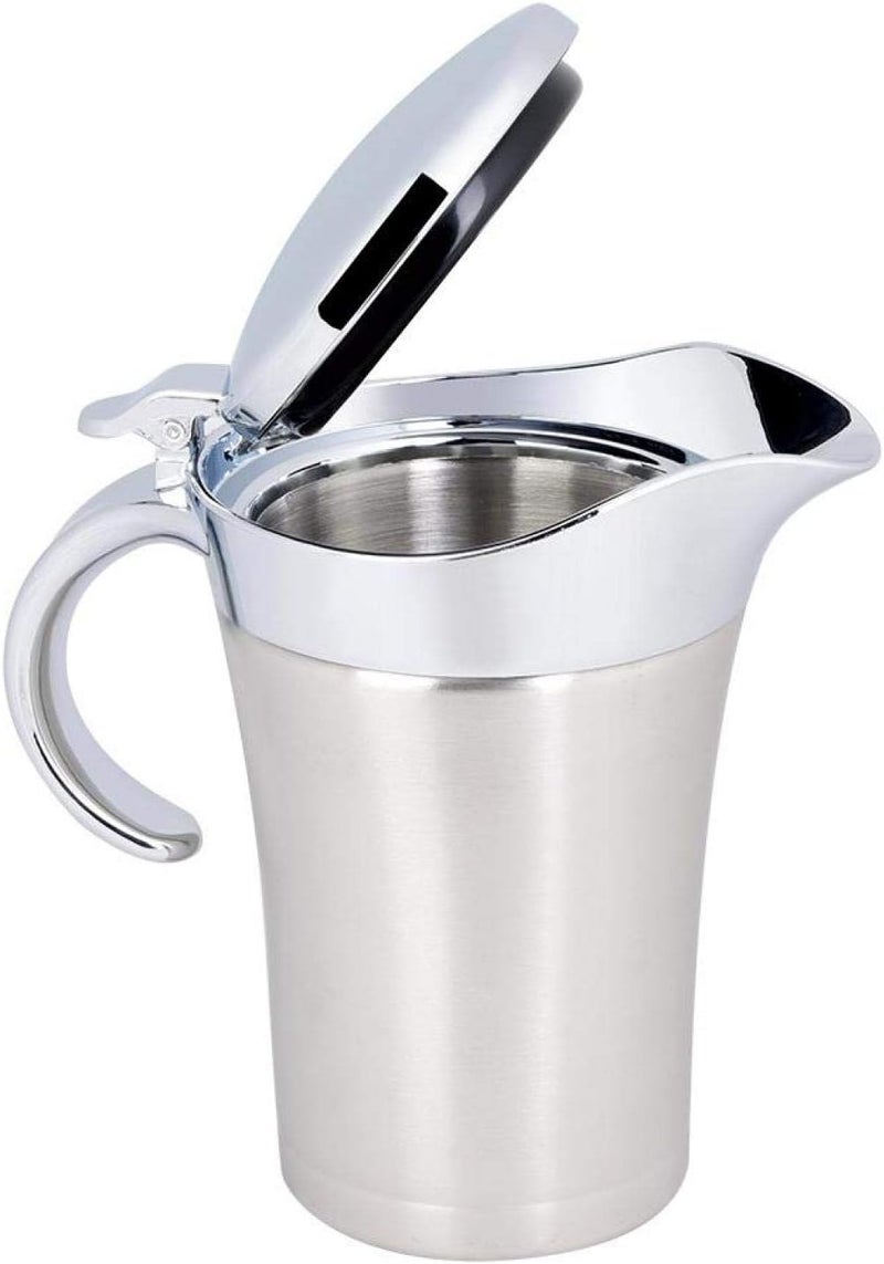 woobles Gravy Jug, Gravy Pot, Anti-Rust Thermal Double Wall for Mustard Ketchup(Large 750ml) - Image 3